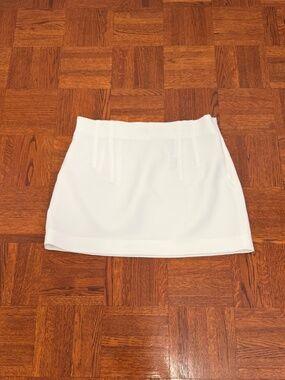 Zara White Mini Skirt L